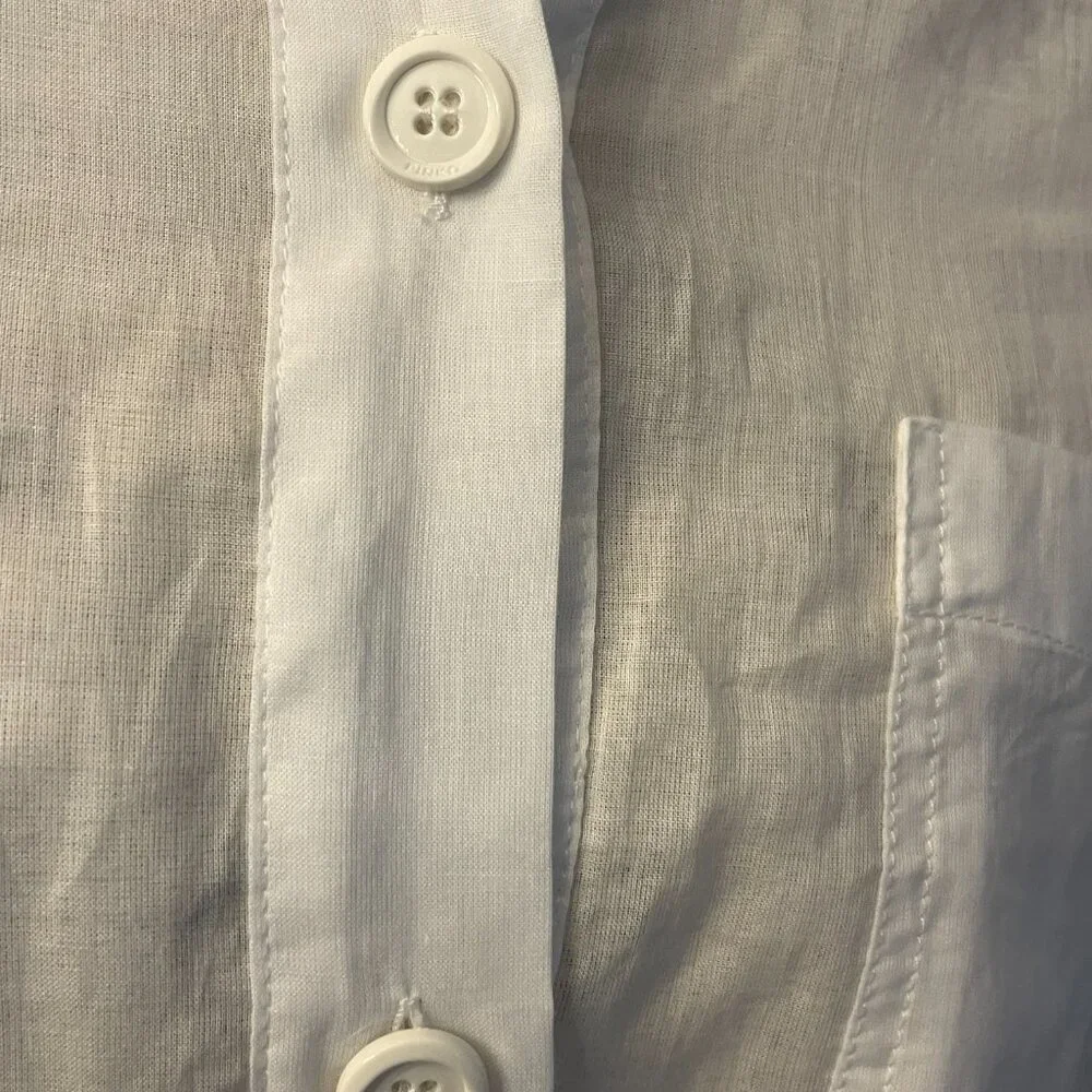 New. Gorgeous 100% Cotton EAC-Camicia Cannes Mussola: Size 46 - Picture 12 of 14